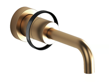 CHARM - Wall-mounted 1 hole metal washbasin mixer by RUBINETTERIE STELLA - view 2